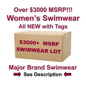 $3,000+ Wholesale Lot ALL NEW Women's Swimwear